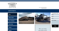 Desktop Screenshot of phinneylumber.com